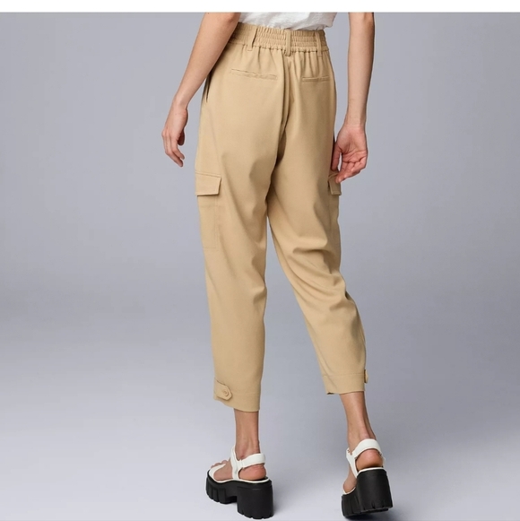 NWOT Simply Vera By Vera Wang High Rise Cargo Pants - Picture 7 of 9